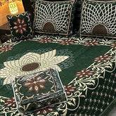 Fancy Velvet Bed Sheet Set - 4 Pieces  FVB 253